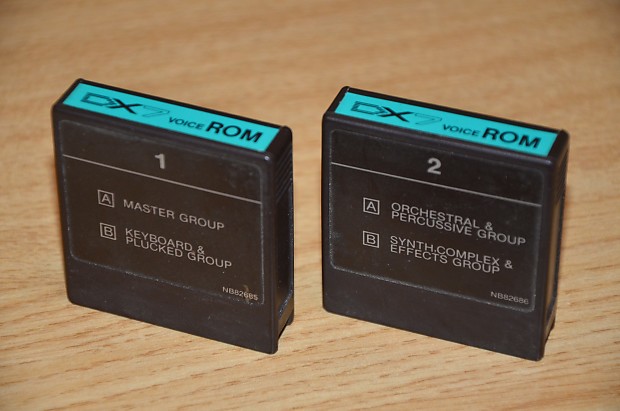 ROM Cards/Cartridges 1 & 2 for Yamaha DX7 image 1