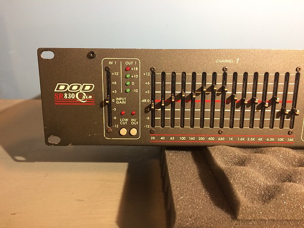 DOD 830QX 2chイコライザー DOD 830QX 2chイコライザー Equalizer DOD SR830Qx Dj Sound Controlar