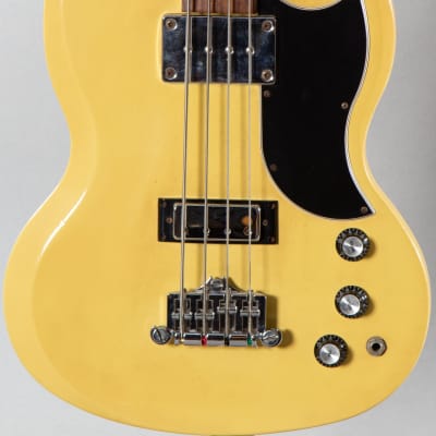 2006 Gibson Limited Edition SG Bass Faded Canary Yellow image 2