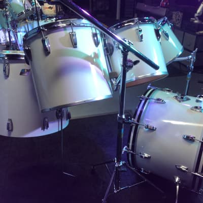 Ludwig Concert Toms 70’s White Cortex image 2