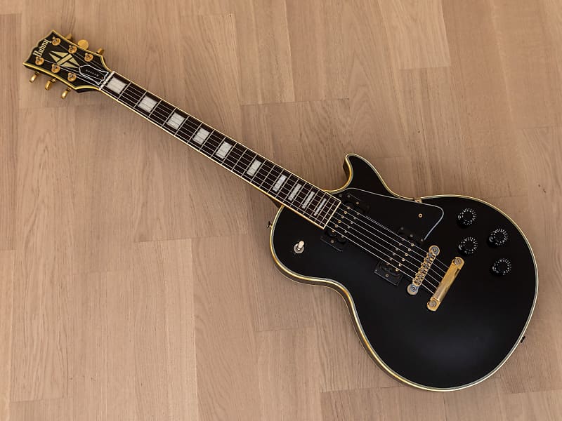 1970s Burny FLC-85 Black Beauty Custom Electric Guitar Japan