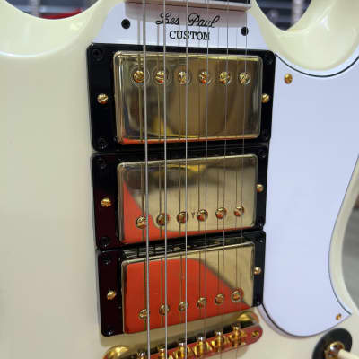 Gibson 60th Anniversary 1961 Les Paul SG Custom With Sideways Vibrola - Polaris White image 4