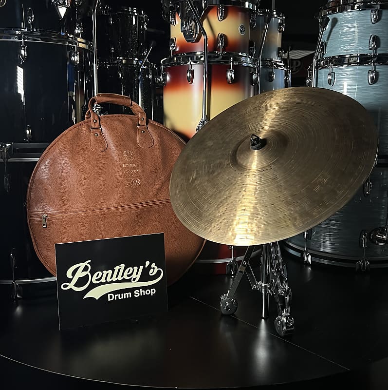 Istanbul Agop 30TH22 30th Anniversary 22" Ride Cymbal w/ Genuine Leather Agop Cymbal Bag *IN STOCK* image 1
