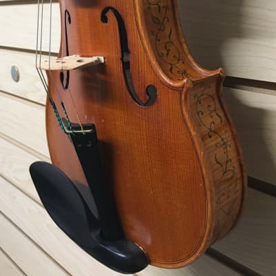 Ornate Asian Strad Copy 4/4 Violin (used) image 3