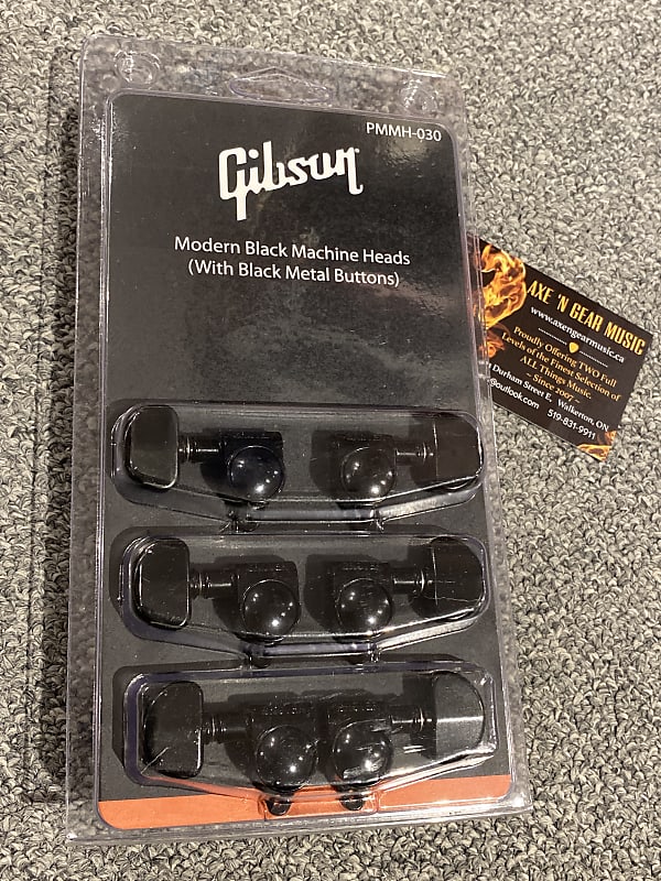 Gibson by Grover MH-030 Tuning Machine Set - Black Tuners image 1