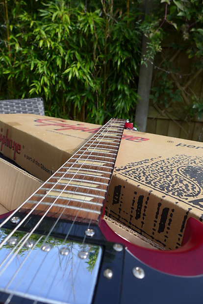 Epiphone SG G-400 2008 Worn Cherry | Reverb