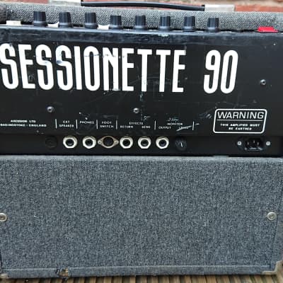 Session Sessionette 90:  90 Watt Solid State 1x12 Combo  1980s image 2