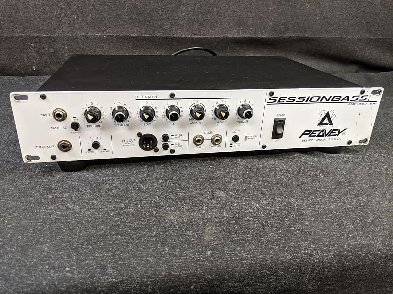 Peavey Session Bass 200W Amplifier 2U Rack Amp Head Made In USA