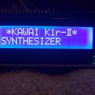 KAWAI K1r ( K1rII ) series LCD Display - Plug n Play, blue background and white characters