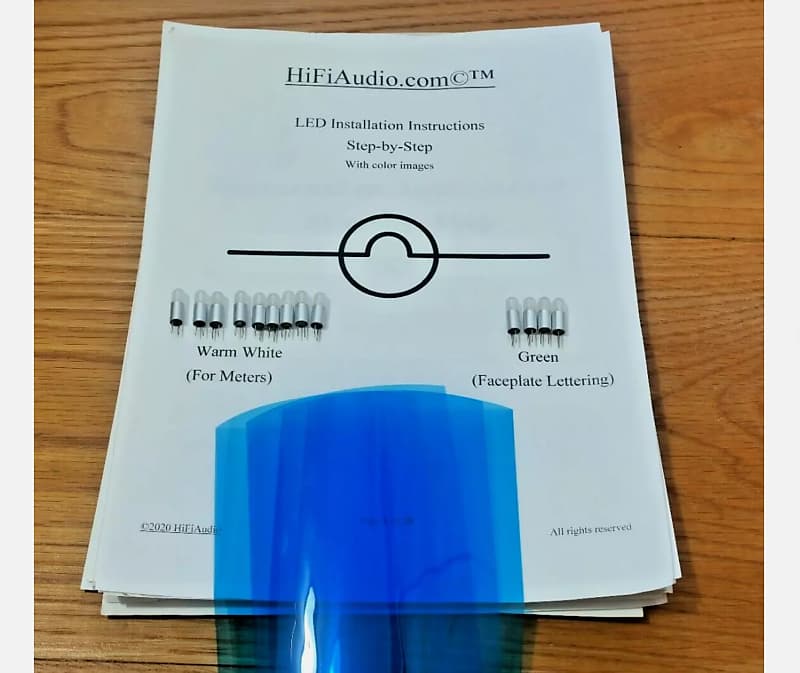 McIntosh MC7300 bulbs lamps lights  			