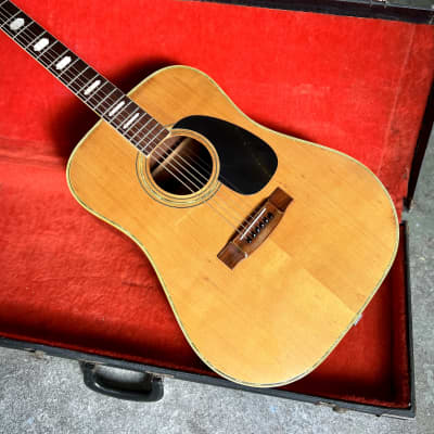 Kansas W-180 acoustic guitar 1970’s - Mahogany original vintage Matsumoku MIJ Japan Martin clone copy image 2