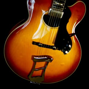 Hagstrom JIMMY D'AQUISTO  1978 Amber Sunburst. EXTREMELY RARE. D'Angelico Trained Builder. BEAUTIFUL image 5