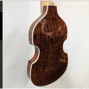 Hofner 500/1 Gold Label Violin Bass (Spruce Top with Madrone Burl sides & back) image 2