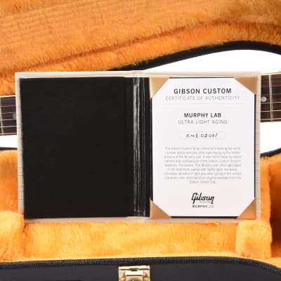 Gibson Custom Shop 1961 ES-335 Reissue "CME Spec" Antique Ebony Murphy Lab Ultra Light Aged (Serial #CME02001) image 10