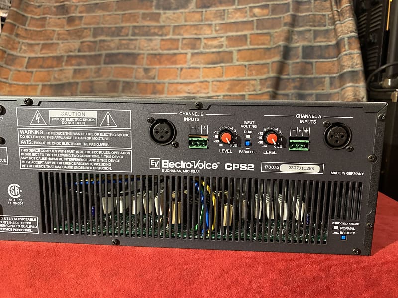 (ジャンク品) Electro Voice CPS2 エレクトロボイス アンプ Electro-Voice CPS2 Stereo Power Amplifier Electro-Voice | eBay