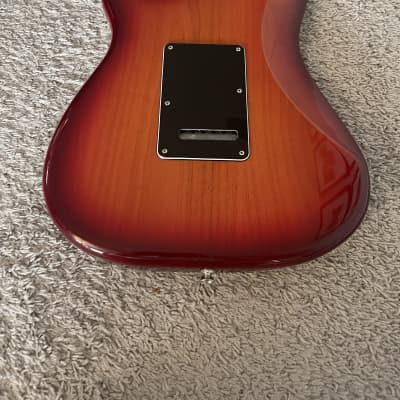 Fender Player Stratocaster HSS Plus Top 2020 MIM Cherry Burst Maple Neck Guitar image 12