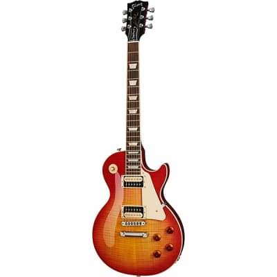Gibson  Les Paul Traditional Pro V Flame Top Electric Guitar 2024 -  Washed Cherry Burst image 3