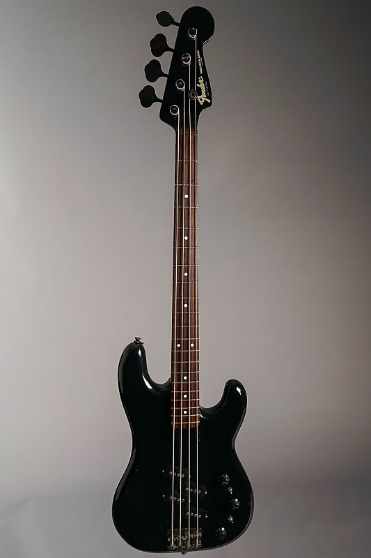 Fender Japan PB-555 Precison Bass 1985 MIJ Black | Reverb