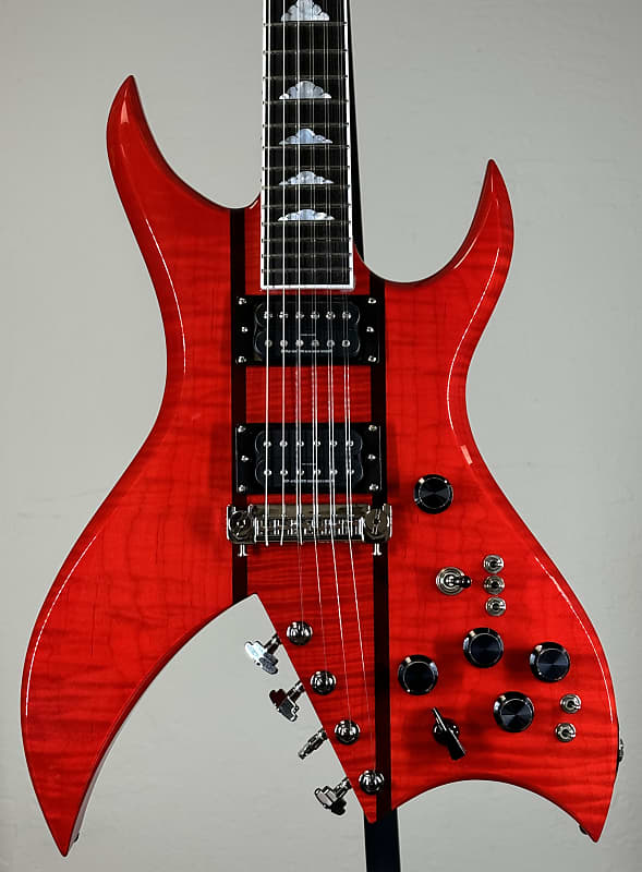 B.C. Rich Custom Shop Bich 10 Supreme 2024 - Transparent Red image 1