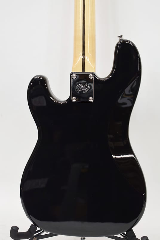 ベース SX VTG series Custom handmade SX VTG Series Vintage P Style Bass Guitar | Black | 3/4 Size