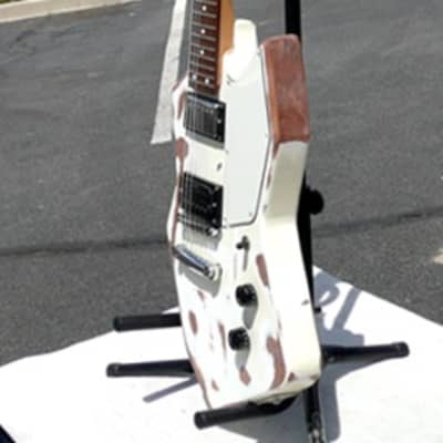 PV MUSIC RELIC Custom Built "White Modern Relic" Electric Guitar - Plays / Sounds Great image 5