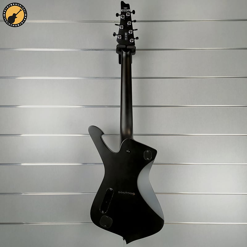 Ibanez ICTB721-BKF Iceman Iron Label 2021 - Black Flat | Reverb