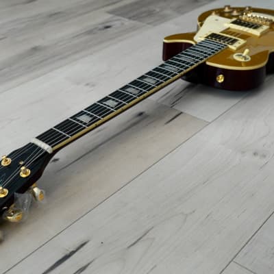 AIO SC77 Electric Guitar - Gold Top w/SKB-56 Hard Case image 7