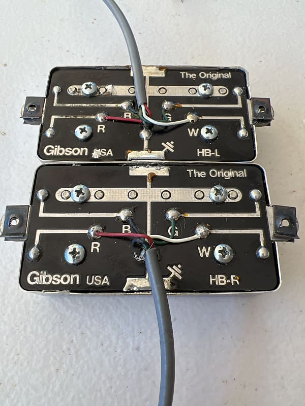 Gibson the original HBL-HBR Bill Lawrence pickup set