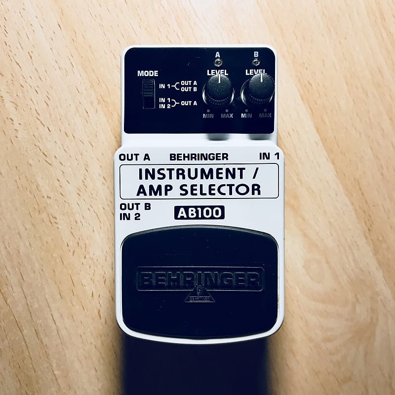 Behringer AB100 Instrument/Amp Selector image 1