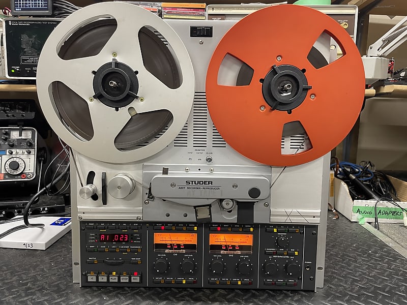 Studer A807 Audiophile 1/2 track 10.5 reel to reel tape deck. SERVICED!