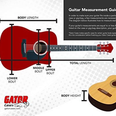 Gator Cases GTSA Series Acoustic Dreadnought Guitar Case with TSA Locking Latch image 2