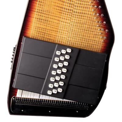 Oscar Schmidt 21 Chord Electric Autoharp - Flame Maple - OS150FCE