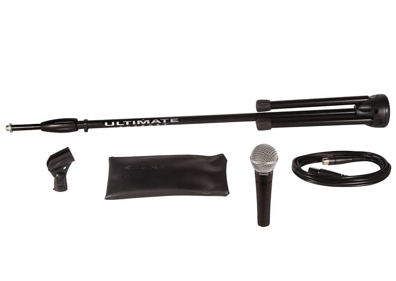 Shure SM58-CN-BTS Stage Performance Kit Dynamic Microphone SM58-CN Mic & Stand image 1