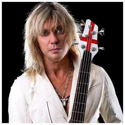 Rick Savage's, Def Leppard Washburn XB925 "St. George's Cross"5-String Bass Guitar PLUS Signed Touring Collection. Iconic! (#RS 5019) image 2
