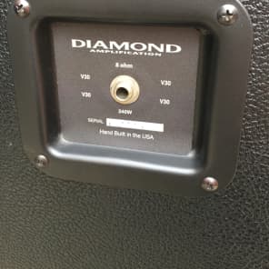Diamond Phantom Amplifier Black with matching 4x12 Straight Cabinet image 7