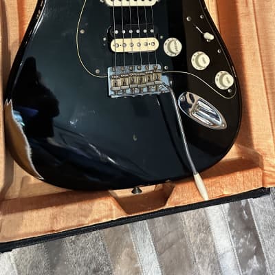 Fender Custom shop limited edition Stratocaster - Black with PAF in the bridge! image 11