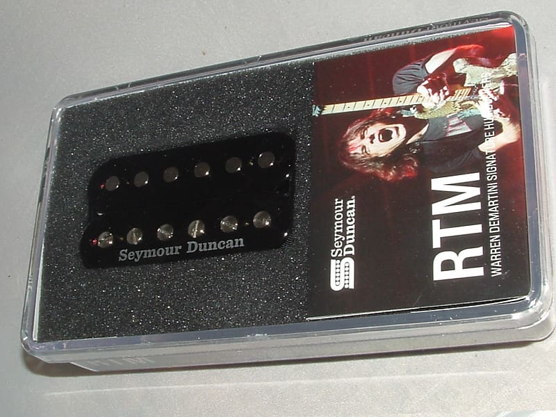 Seymour Duncan Warren Demartini Rtm Trembucker Bridge Black Reverb 4810