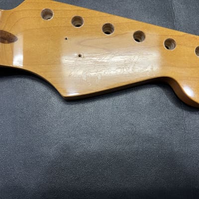Allparts SMNF-FAT C Stratocaster replacement neck Vintage Tint Nitro image 6