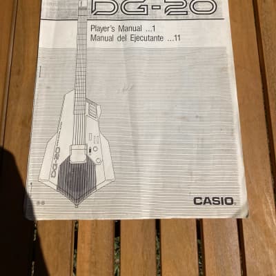 Casio DG-20 Digital Guitar Synth 1980s Gray image 8
