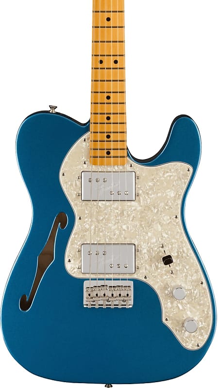 Fender American Vintage II 1972 Telecaster Thinline MP Lake Placid Blue w/case image 1