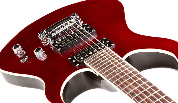 G&L Tribute Fiorano GTS Electric Guitar, Trans Red, TR-F-GTS
