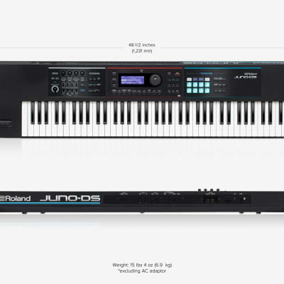 Roland JUNO-DS76 Synthesizer Lightweight 76-Note Performance Synth image 2