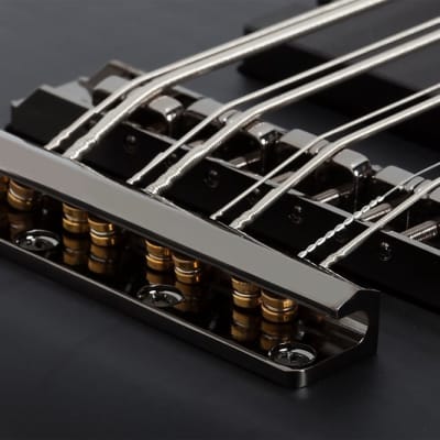 Schecter Stiletto Studio-8 Bass, See-Thru Black Satin (STBLS) image 16