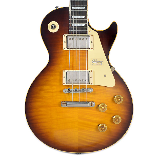 Gibson Custom Shop Les Paul Standard Flame Top with Brazilian Rosewood Fretboard VOS Kindred Burst Fade 2018 image 1