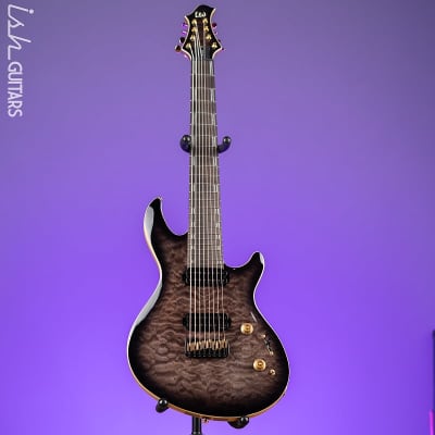 ESP LTD JR-608 Javier Reyes Signature 8-String Guitar Faded Blue image 2