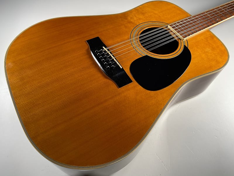 Yamaki YW-25-12 '70s Vintage MIJ 12 Strings Acoustic Guitar Made in Japan  w/Hard Case