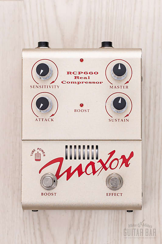 Maxon Real Compressor RCP660 Tube-Driven Effects Pedal, Near-Mint
