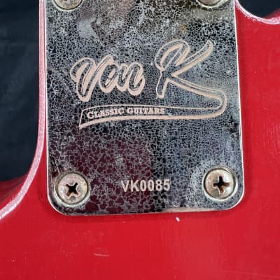 Von K Guitars Relic T-Time CR Aged Cardinal Red image 7