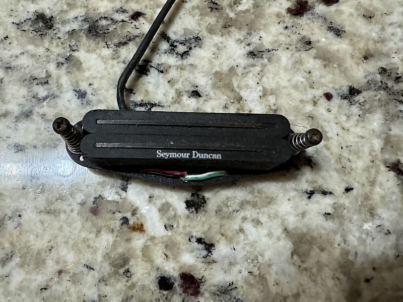 Seymour Duncan Hot Rails Strat Bridge - Black Hotrail | Reverb