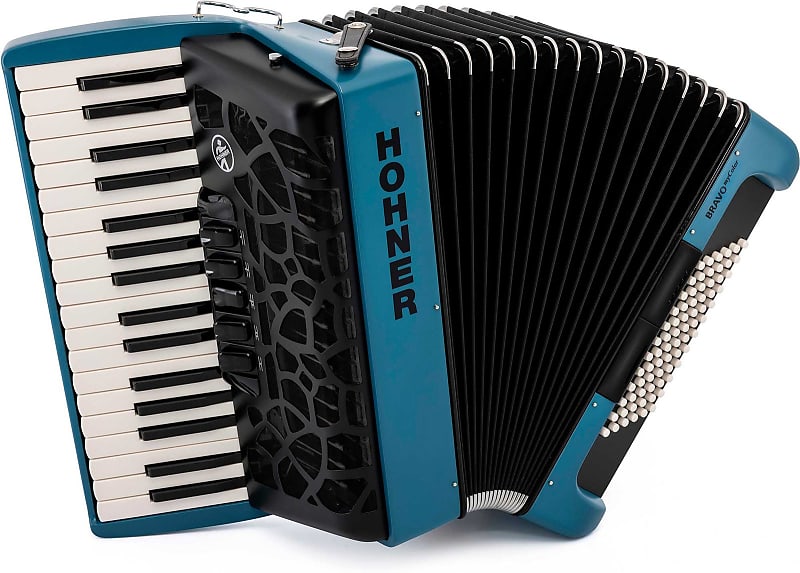 HOHNER BRAVO MYCOLOR III 72 WATER (RAL 5009) image 1